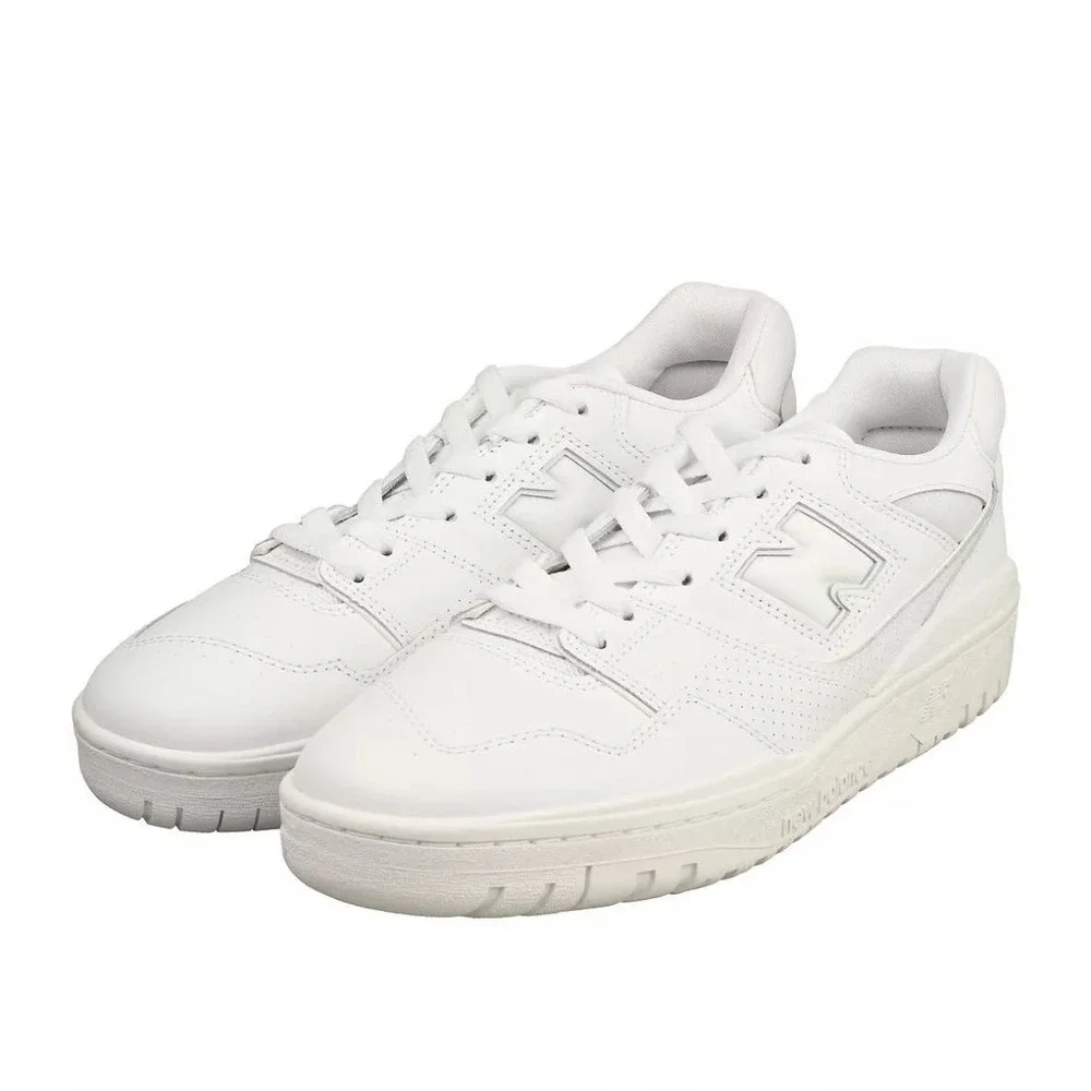 New Balance 550 Brand New All Triple White New Balance Sneaker - Picture 4 of 8